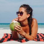 Model with Coconut