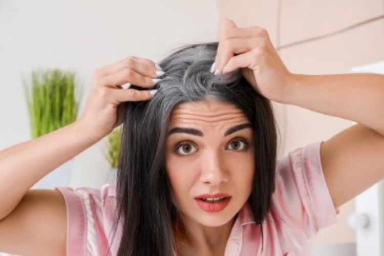 If you are troubled by white hair